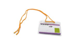 NAME BADGE HOLDERS WITH LANYARD